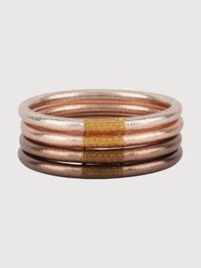 Fawn All Weather Bangle - Set of 4- Serenity Prayer
